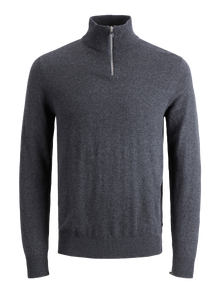 Jack & Jones Jersey con cremallera -Dark Grey Melange - 12189339