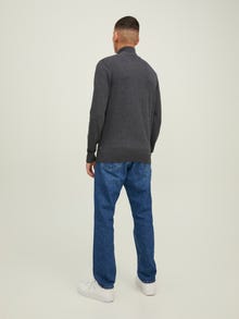 Jack & Jones Jersey con cremallera -Dark Grey Melange - 12189339