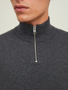 Jack & Jones Jersey con cremallera -Dark Grey Melange - 12189339
