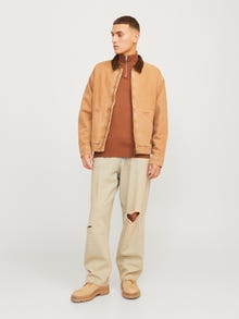 Jack & Jones Jersey con cremallera -Mocha Bisque - 12189339