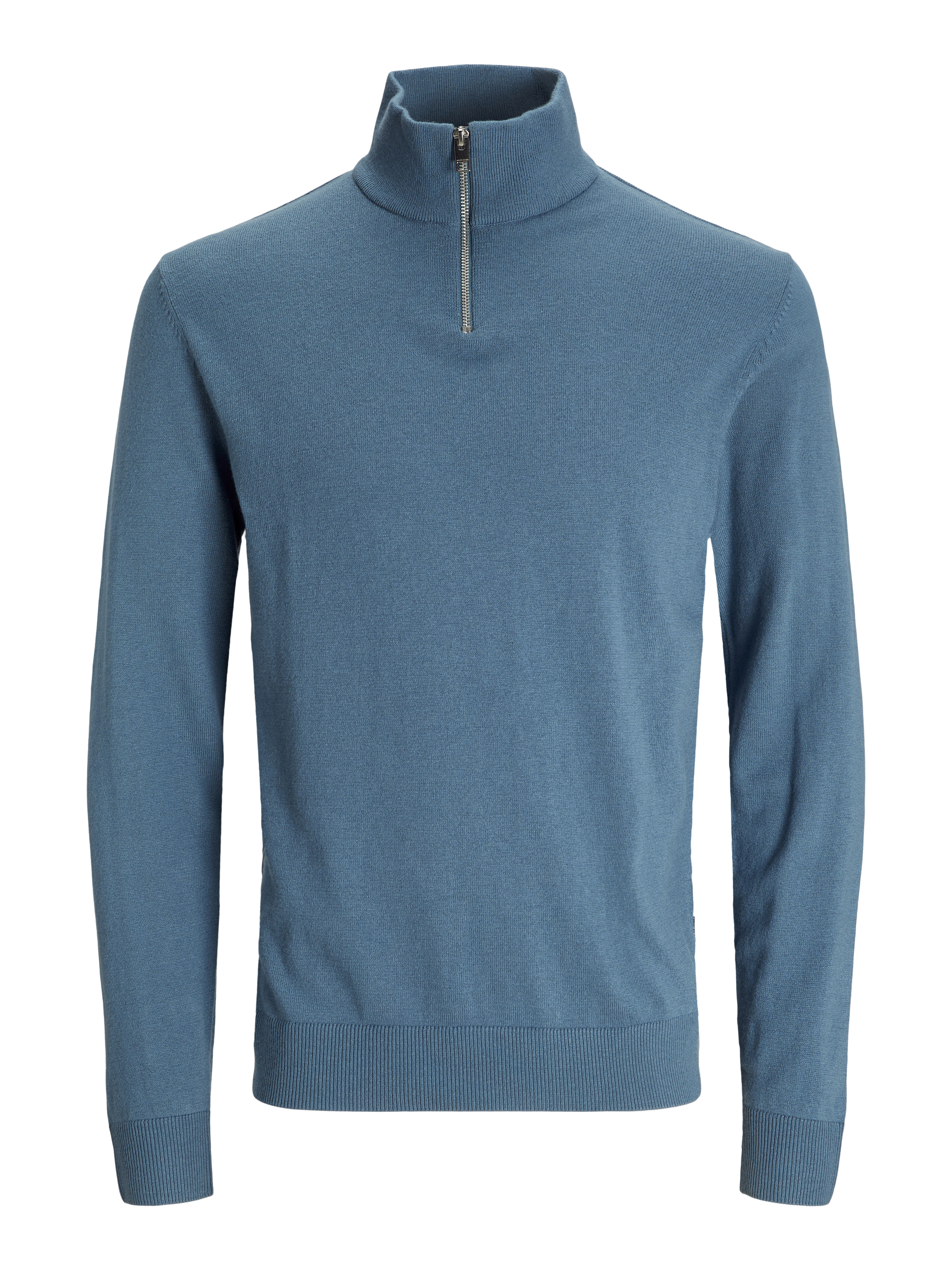 JACK&JONES PLUS Herren Strickpullover - Jjhugo Knit Half Zip Mit Viertelreißverschluss