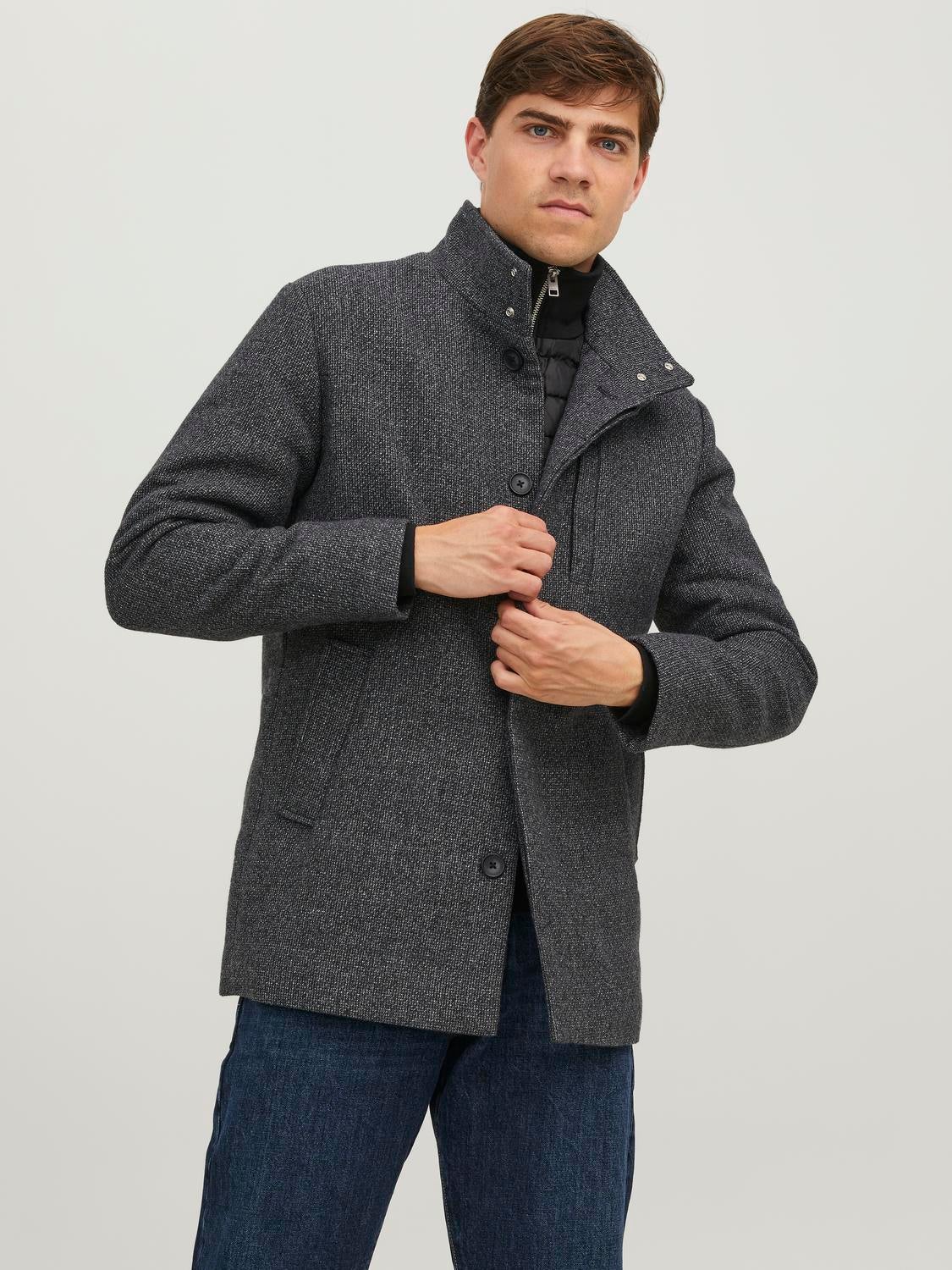 Jack and outlet jones grey coat