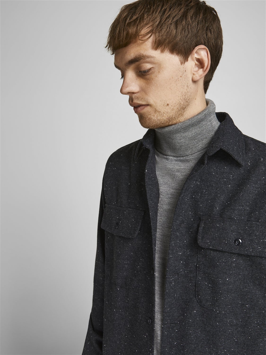 Merino wool Turtleneck with 40 