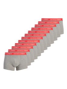 Jack & Jones Paquete de 12 Bóxers -Light Grey Melange - 12189935