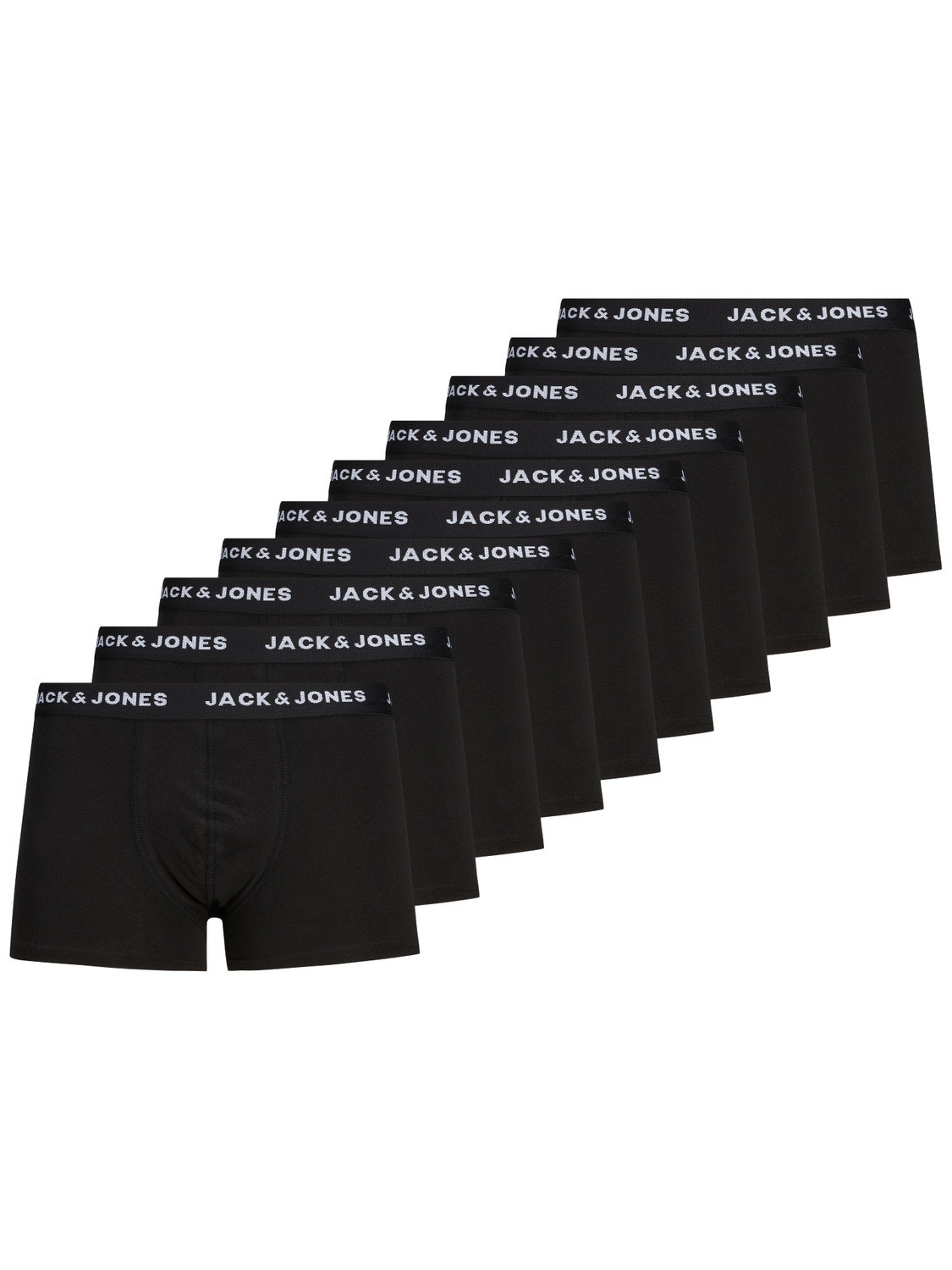 Jack & Jones Paquete de 10 Boxers -Black - 12189937