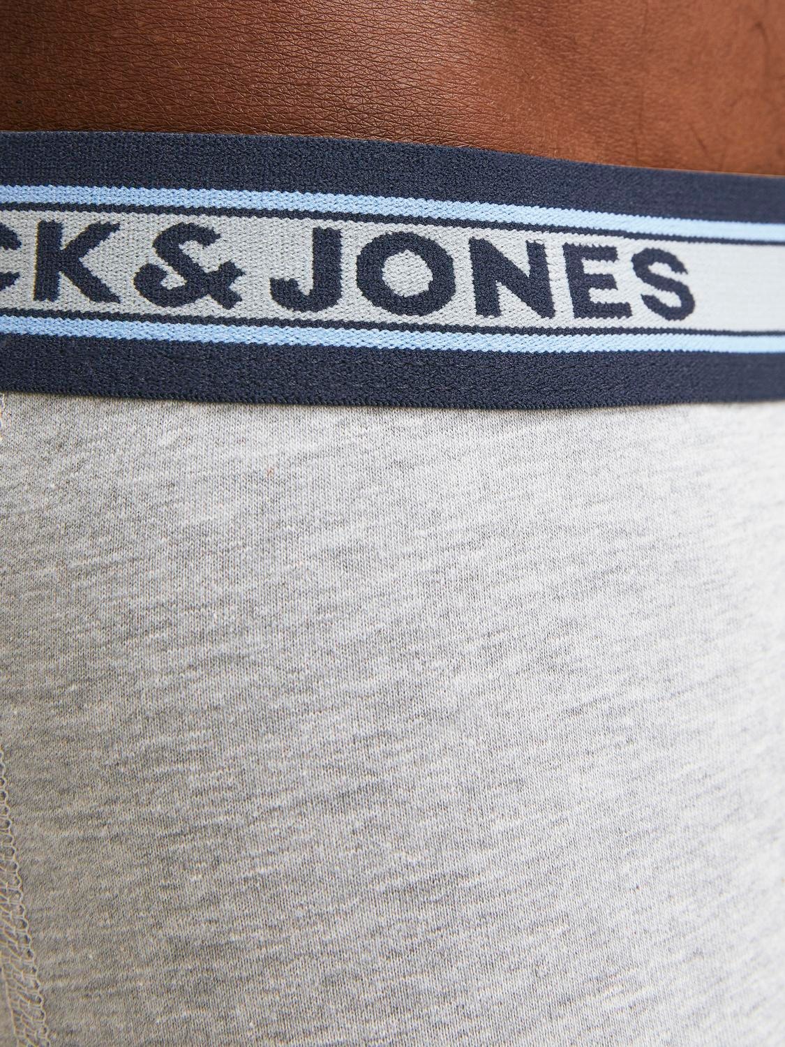 Jack & Jones 10-pack Kalsonger -Dark Grey Melange - 12189937