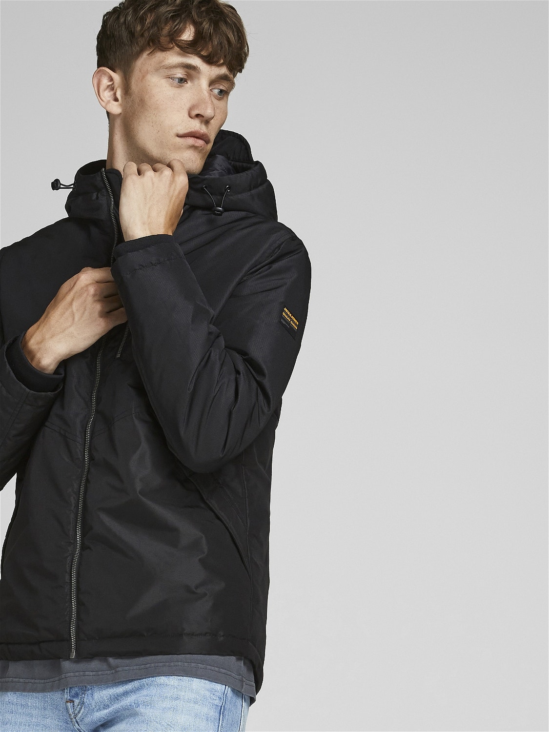 Jack & Jones Μπουφάν με επένδυση -Black - 12190002