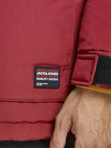 Jack & Jones Parka -Red Dahlia - 12190042