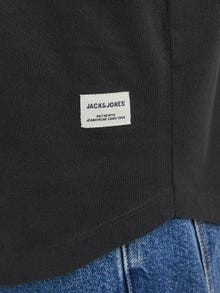 Jack & Jones Bez vzoru Kruhový výstřih Tričko -Black - 12190128