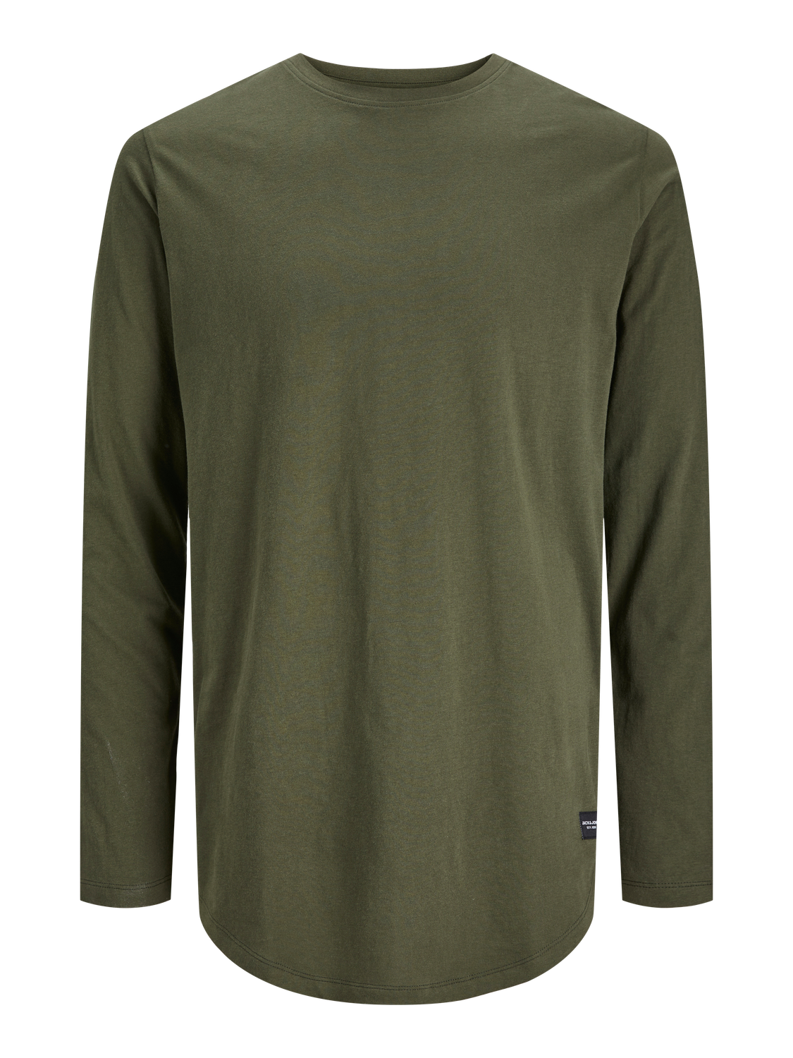 Thumbnail - Einfarbig Langarm-t-shirt