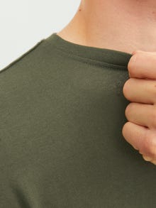 Jack & Jones Vienspalvis marškinėliai ilgomis rankovėmis -Forest Night - 12190128