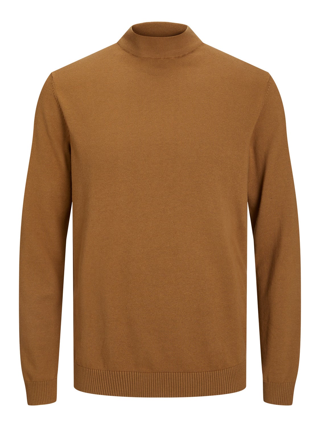 Mock neck Knitted Jumper with 20 