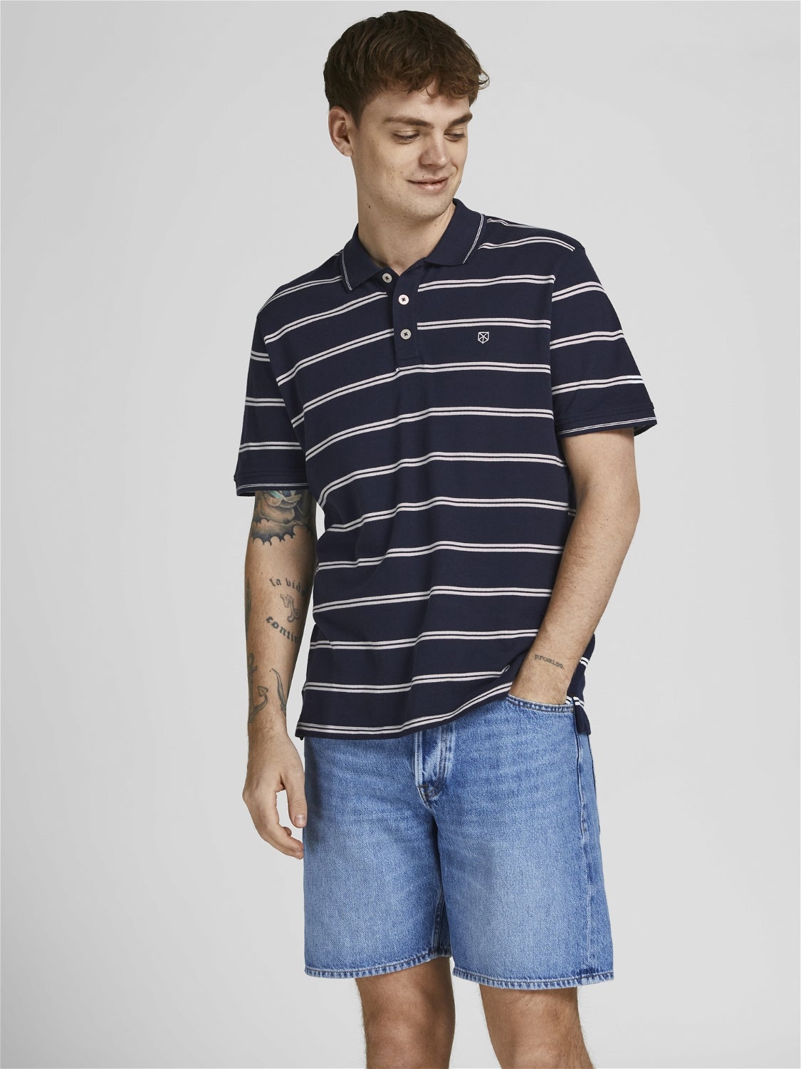 jack and jones striped jeans