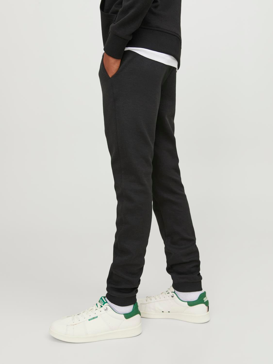 Boys black skinny discount joggers