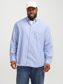 Jack & Jones Plus Size Slim Fit Avslappnad skjorta -Cashmere Blue - 12190444