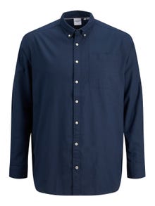 Jack & Jones Plus Size Slim Fit Neformalus marškiniai -Navy Blazer - 12190444