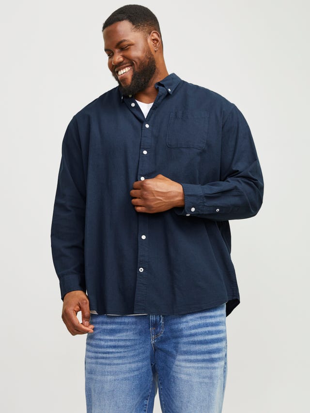 Jack & Jones Plus Size Slim Fit Avslappnad skjorta - 12190444