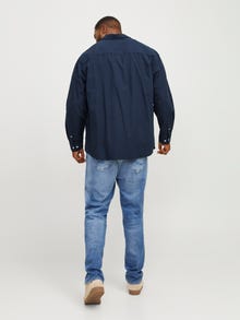 Jack & Jones Plus Size Slim Fit Freizeithemd -Navy Blazer - 12190444