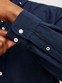 Jack & Jones Plus Size Slim Fit Uformell skjorte -Navy Blazer - 12190444