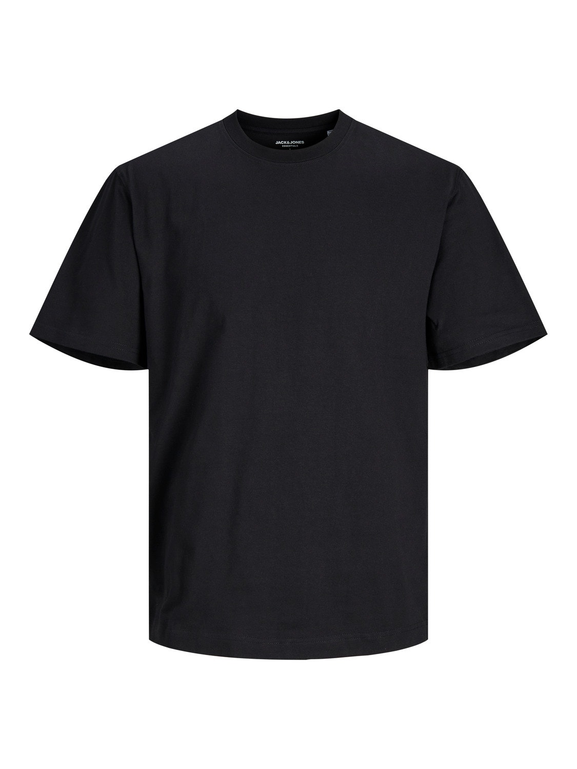 Jack & Jones Einfarbig Rundhals T-shirt -Black - 12190467