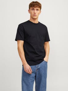 Jack & Jones Effen Ronde hals T-shirt -Black - 12190467