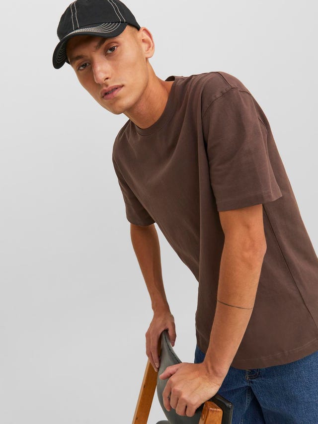 Jack & Jones Plain Crew neck T-shirt - 12190467