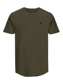 Jack & Jones 5-pak Gładki Okrągły dekolt T-shirt -Navy Blazer - 12190468