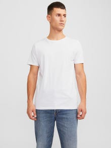 Jack & Jones 5 Plain O-Neck T-shirt -Black - 12191190