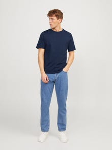 Jack & Jones 5 darabos kiszerelés Sima Környak Trikó -Black - 12191190