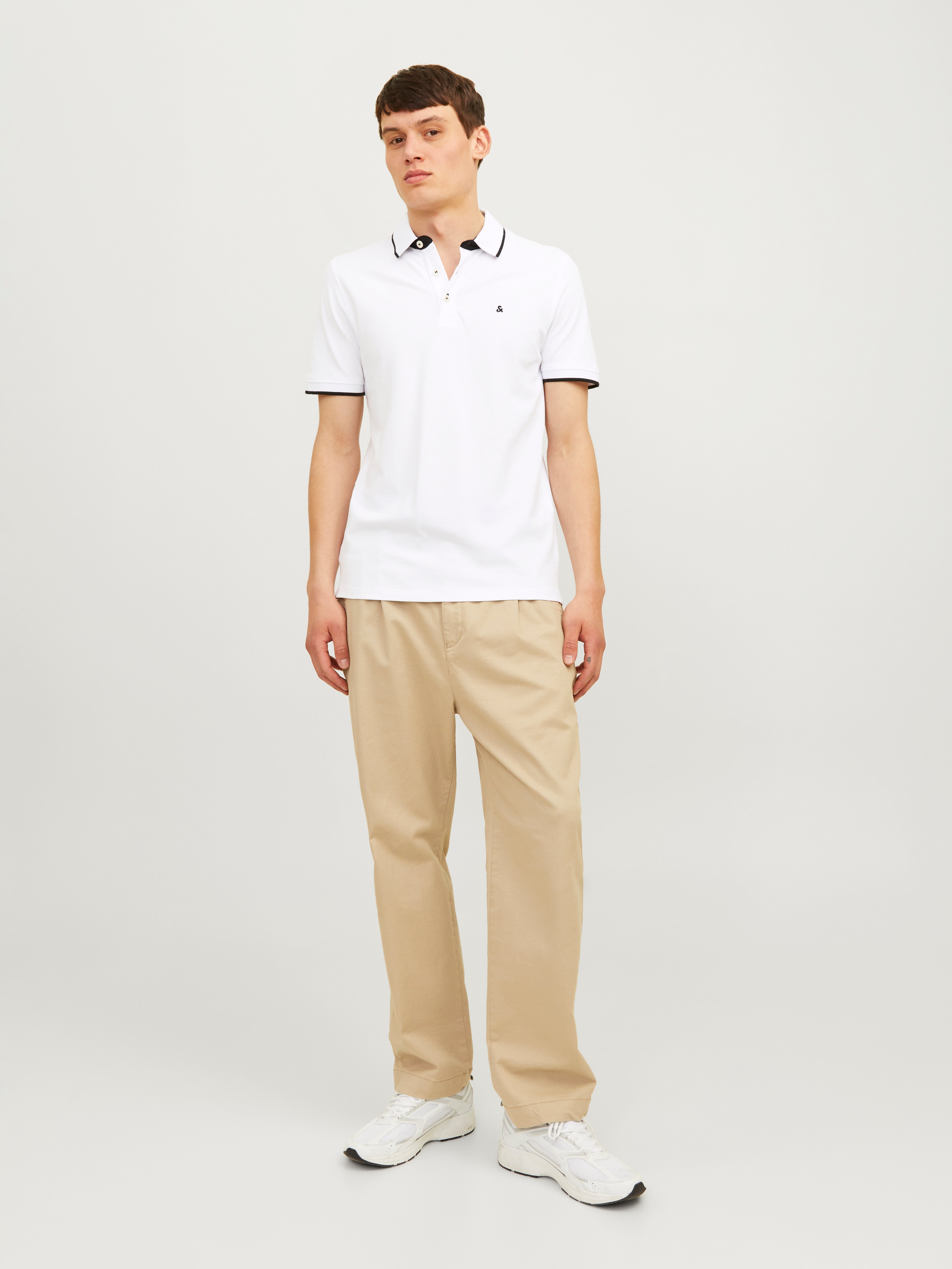 White polo t shirt cheap pack