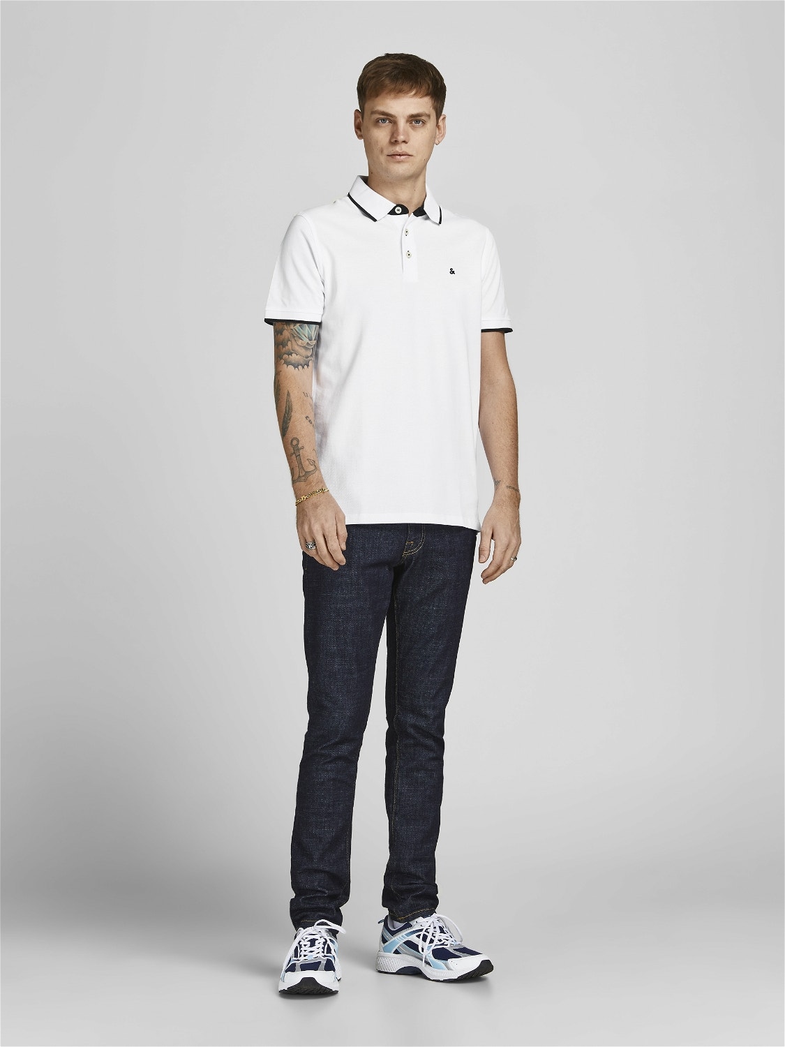 Jack & Jones Pack de 2 T-shirt Uni Polo -Bright Cobalt - 12191216
