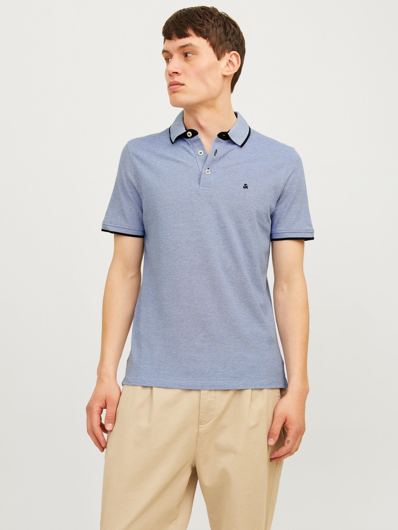 Jack & Jones Pack de 2 T-shirt Uni Polo -Bright Cobalt - 12191216
