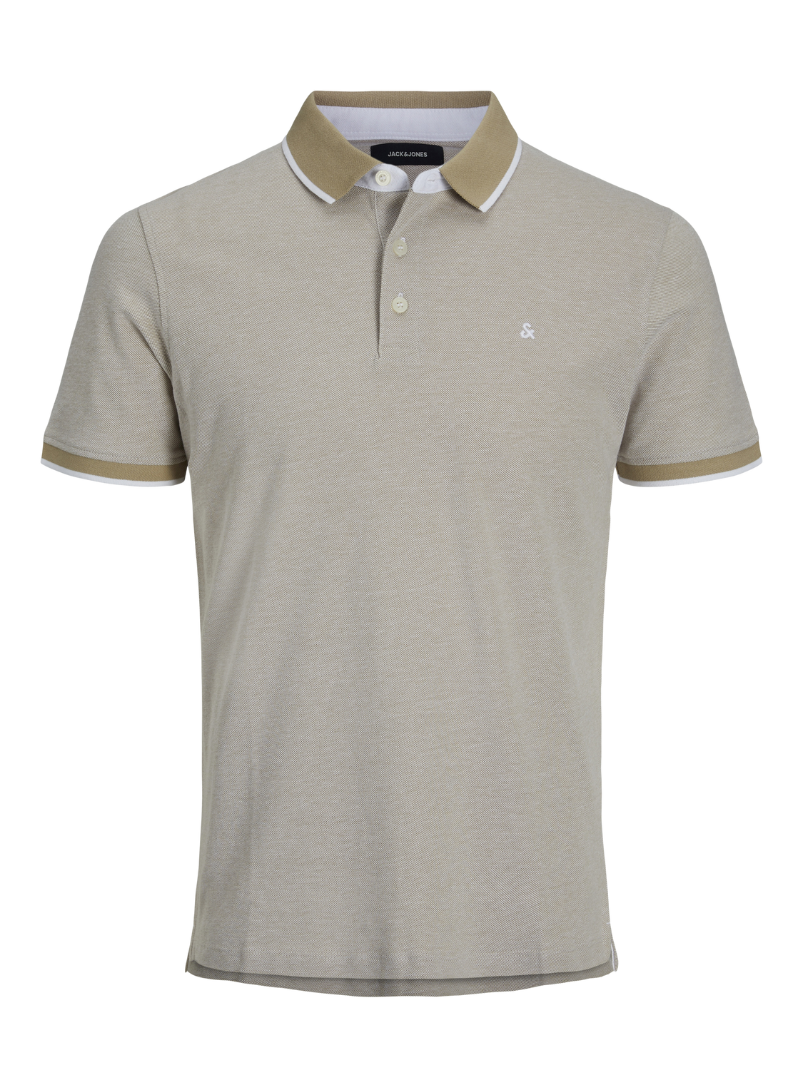 Jack & Jones 2-pack Enfärgat Polo T-shirt -Crockery - 12191216