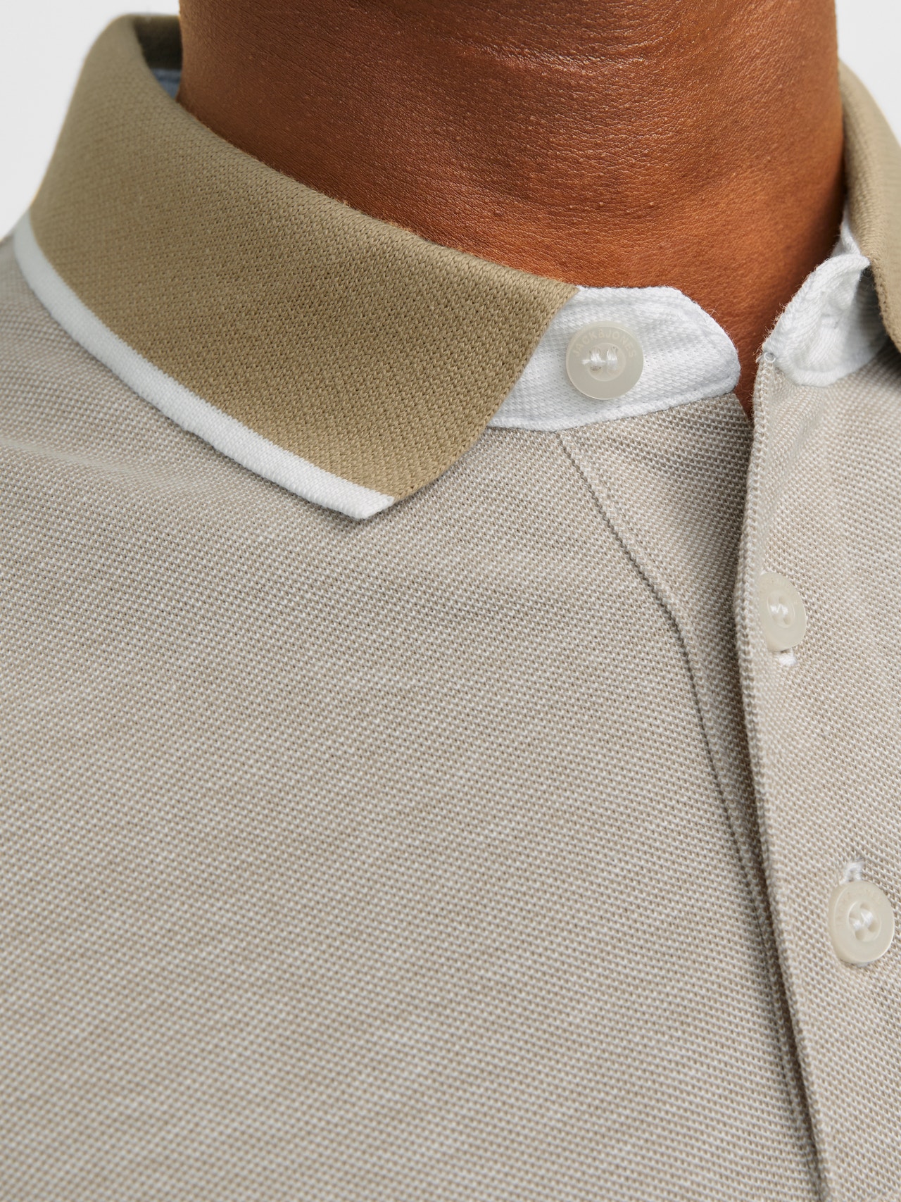 Jack & Jones 2-pakning Vanlig Polo T-skjorte -Crockery - 12191216