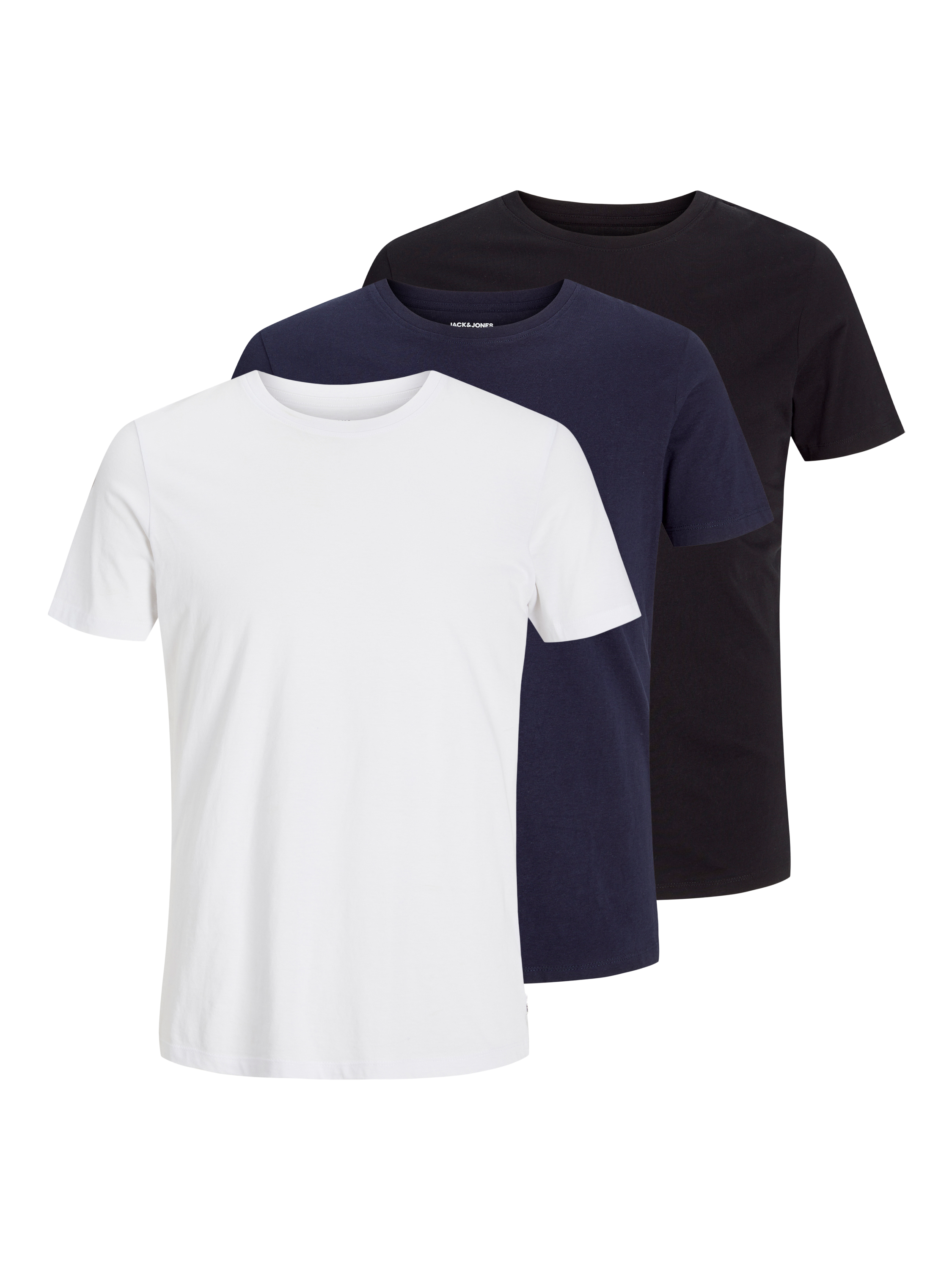 Thumbnail - 3er-pack Einfarbig T-shirt