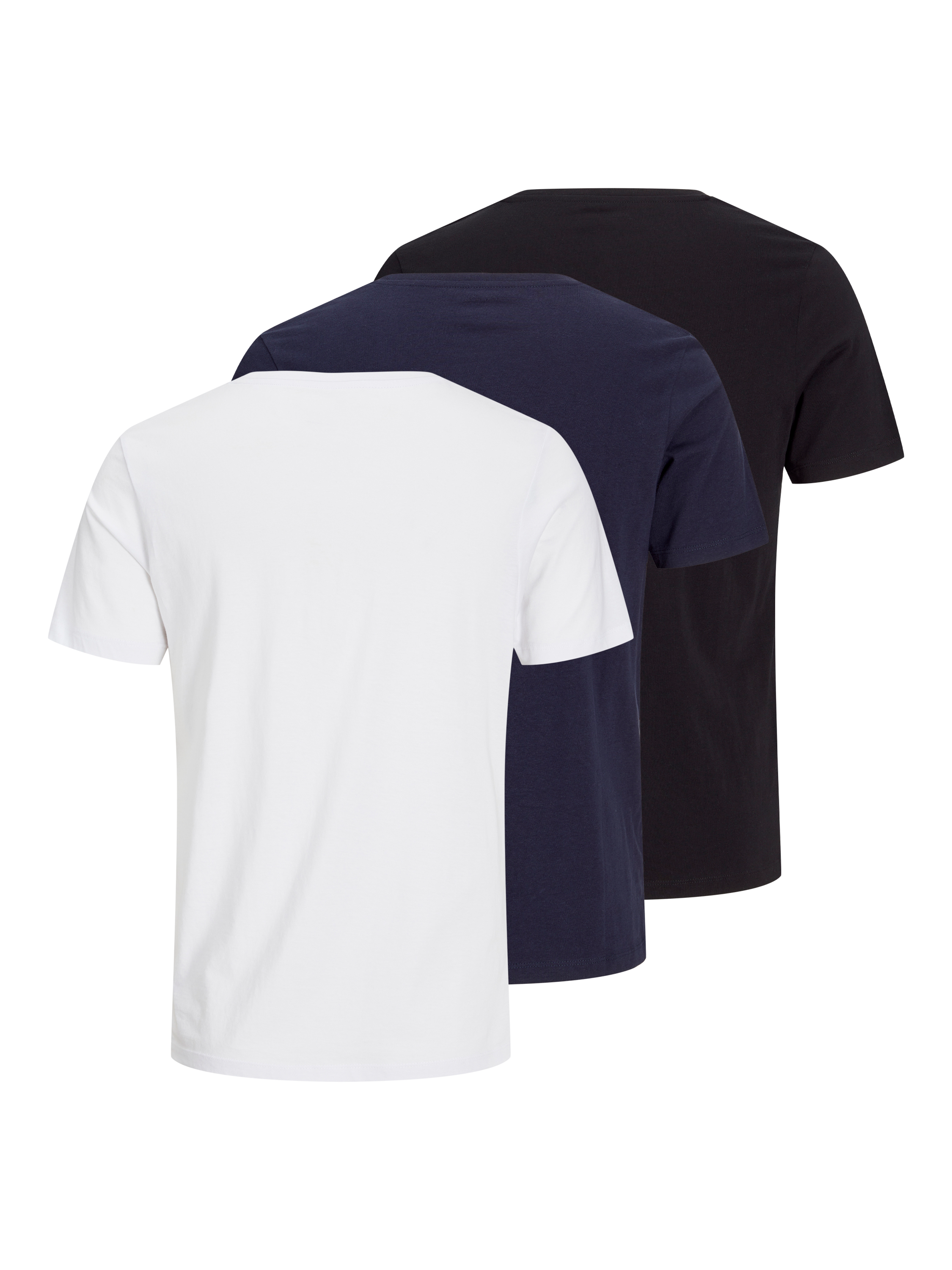 Thumbnail - 3er-pack Einfarbig T-shirt