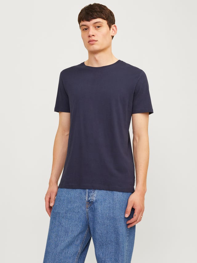 Jack & Jones 3-pack Plain Crew neck T-shirt - 12191759