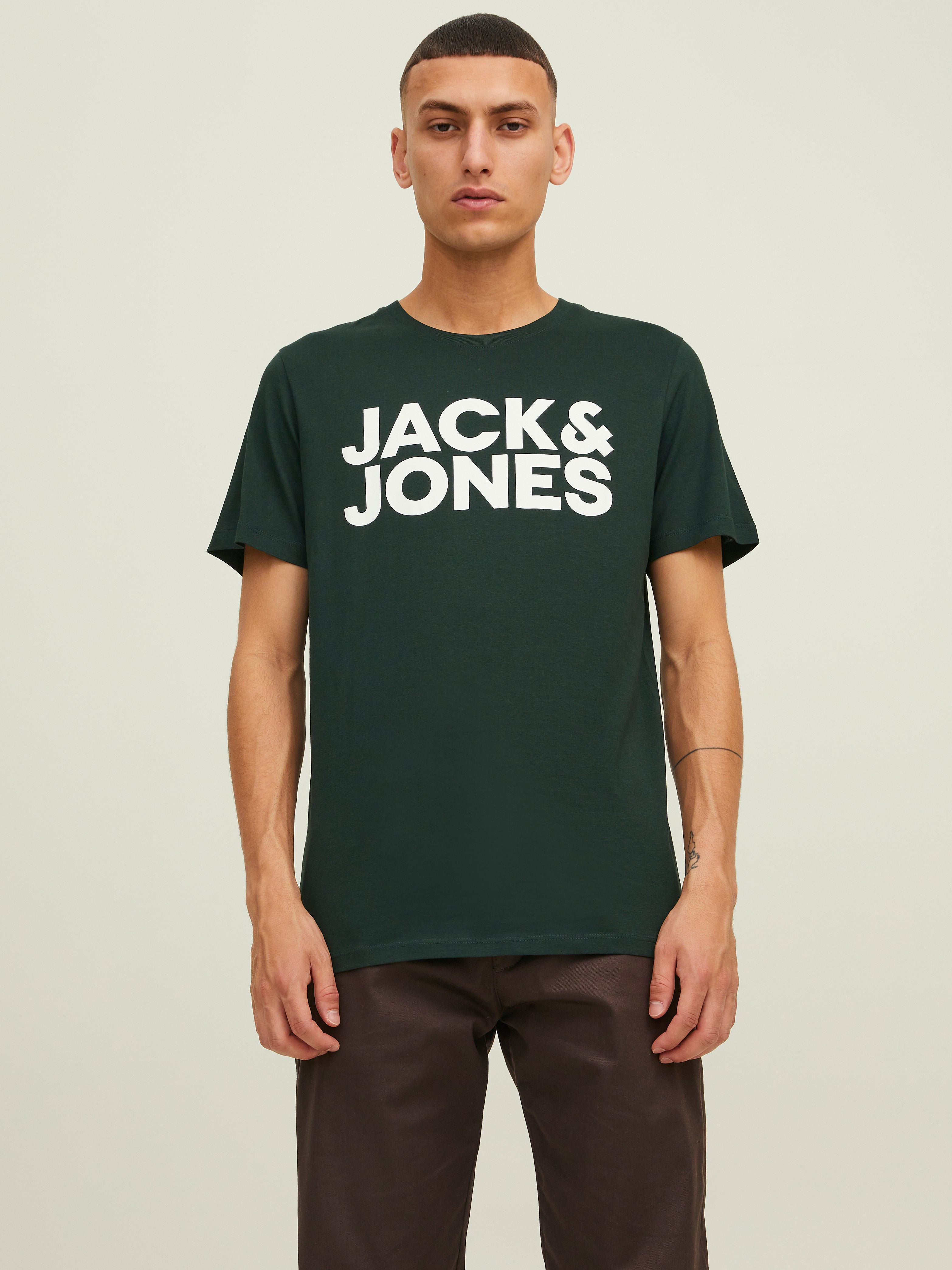 Rabatt 57 % Rot L HERREN Hemden & T-Shirts Basisch Jack & Jones T-Shirt 