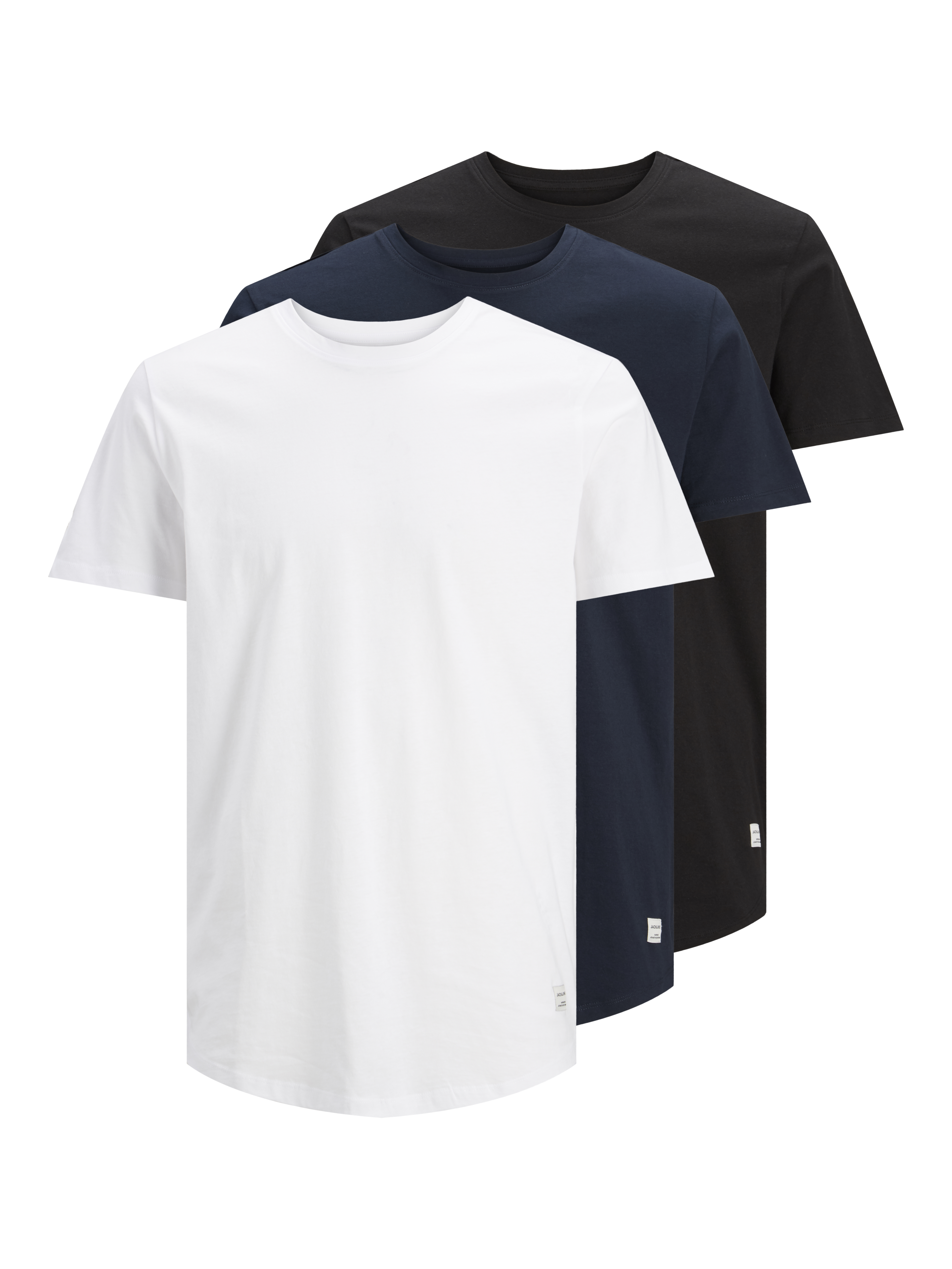 Thumbnail - 3er-pack Einfarbig T-shirt