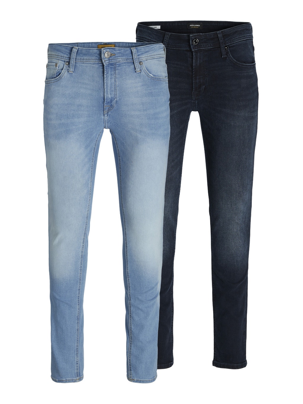 2-pack Liam Original AGI Skinny fit jeans | Medium Blue | Jack & Jones®