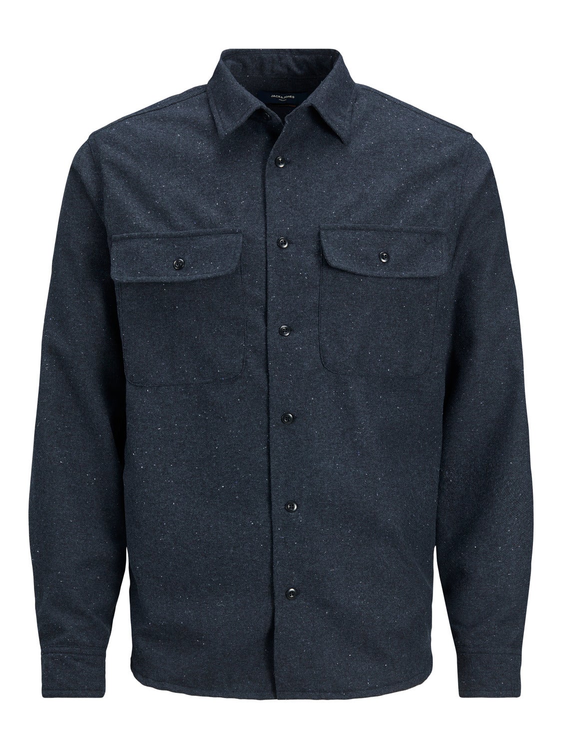 Wool blend neps Overshirt