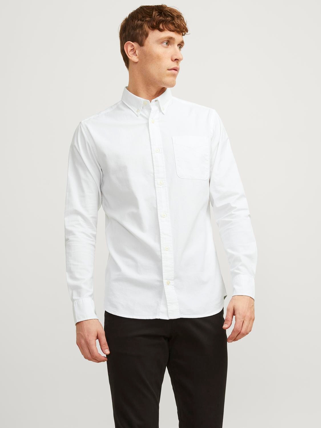 Jack & Jones Slim Fit Společenská košile -White - 12192150