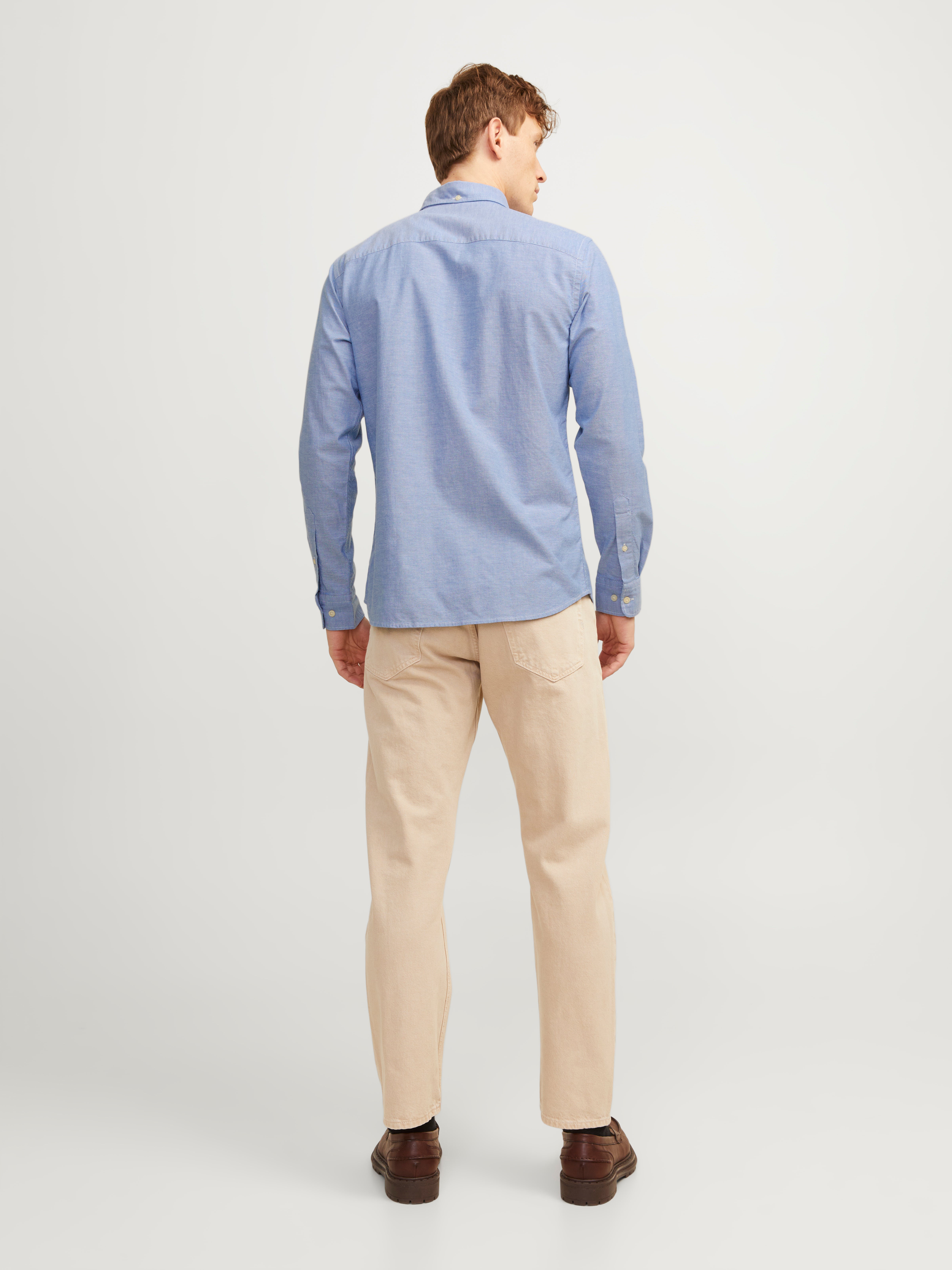 BOSS - Camicia Formale Slim Fit In Popeline Di Cotone Elasticizzato Facile Da Stirare - Bianco - 10