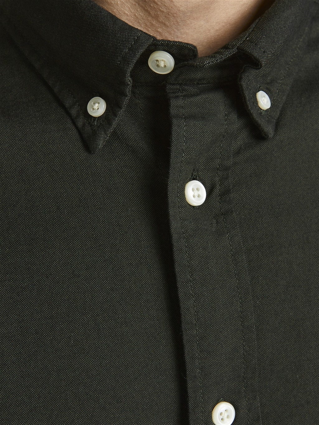 Organic cotton Oxford Shirt | Light Brown | Jack & Jones®