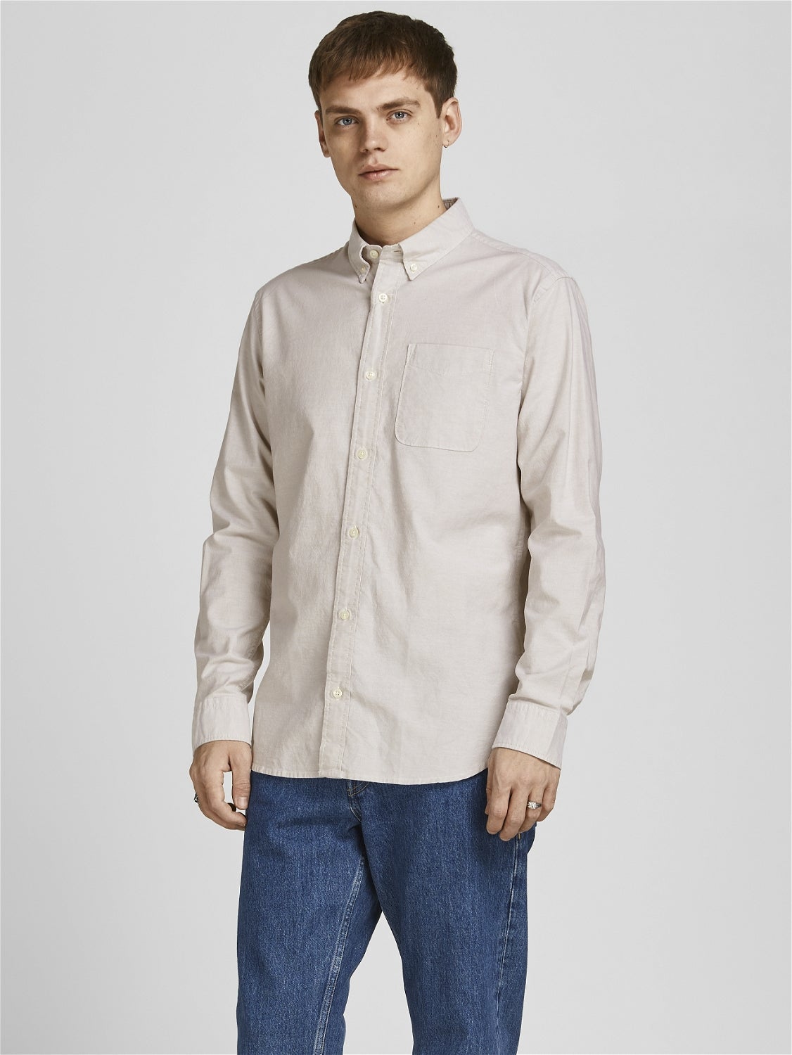 MODA UOMO Camicie & T-shirt Casual Bianco XL sconto 50% Jack & Jones Camicia 