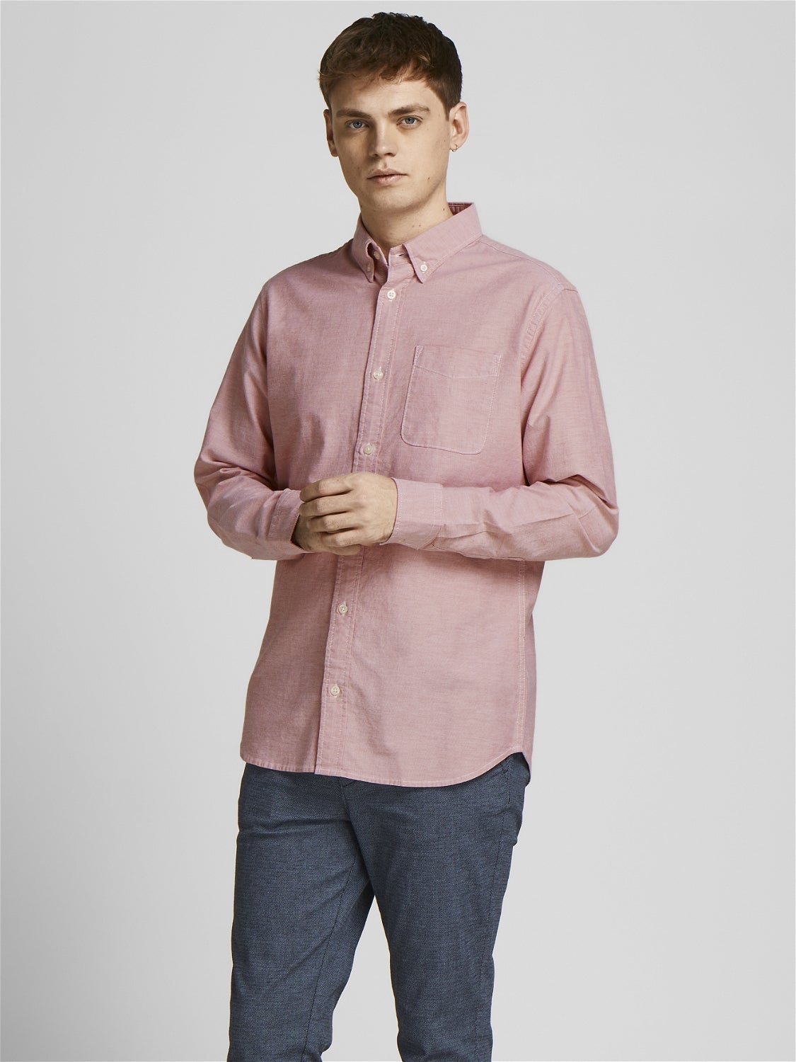 Jack & Jones Hemd HERREN Hemden & T-Shirts Casual Rabatt 57 % Rosa L 