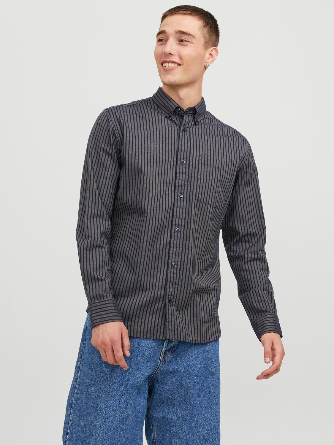 Jack & Jones Slim Fit Oficialūs marškiniai -Brindle - 12192150