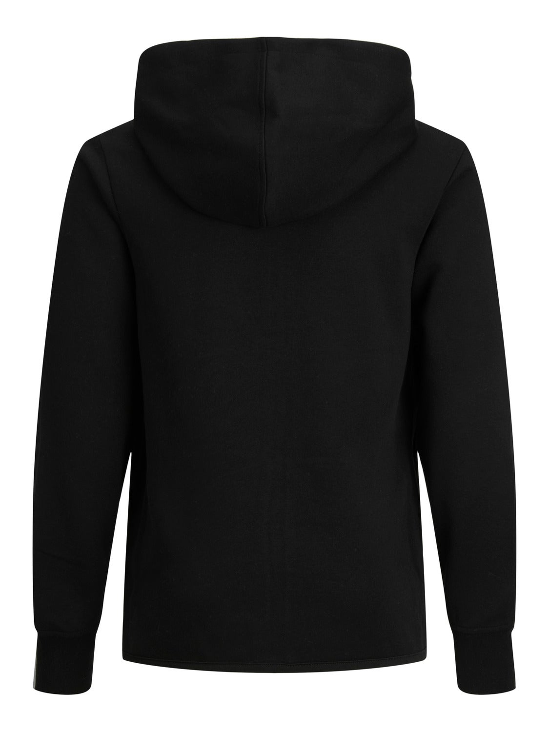 Plain black clearance hoodie back