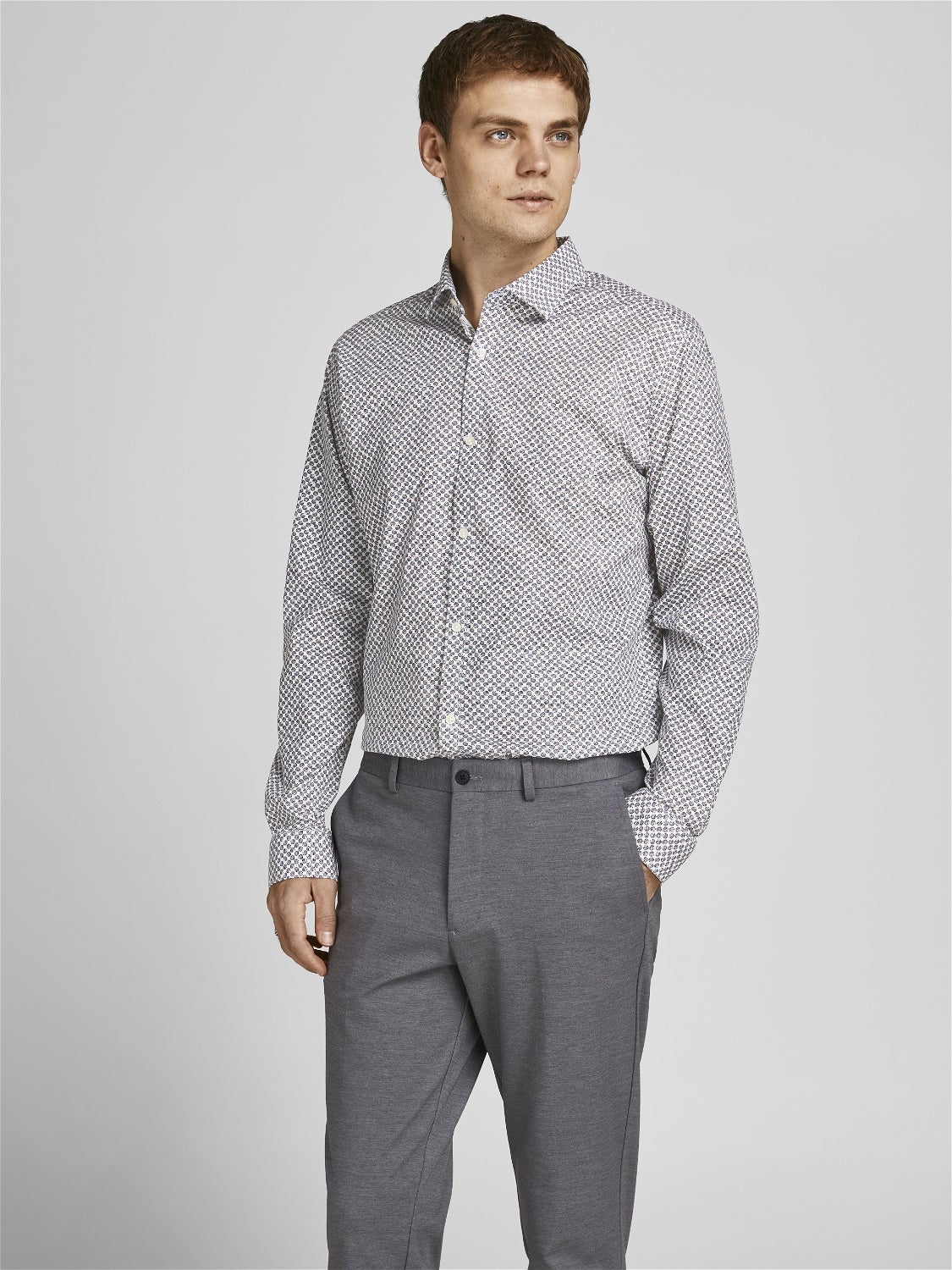 Slim Fit Printed shirt | Light Rose | Jack & Jones®