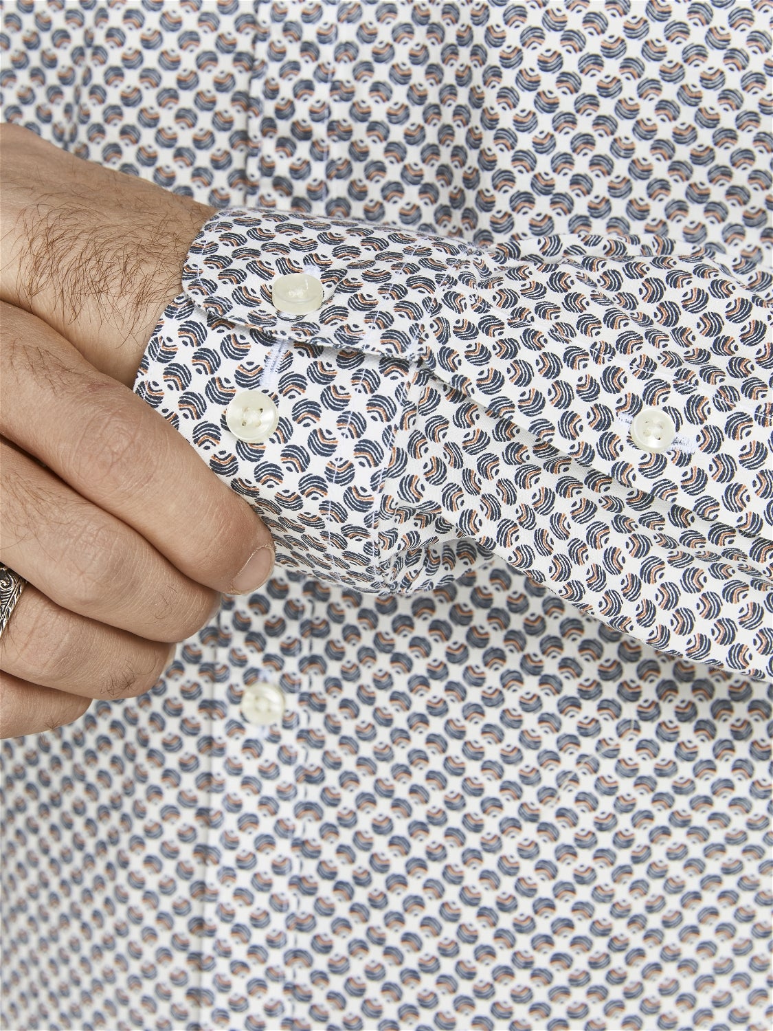 Slim Fit Printed shirt | Light Rose | Jack & Jones®